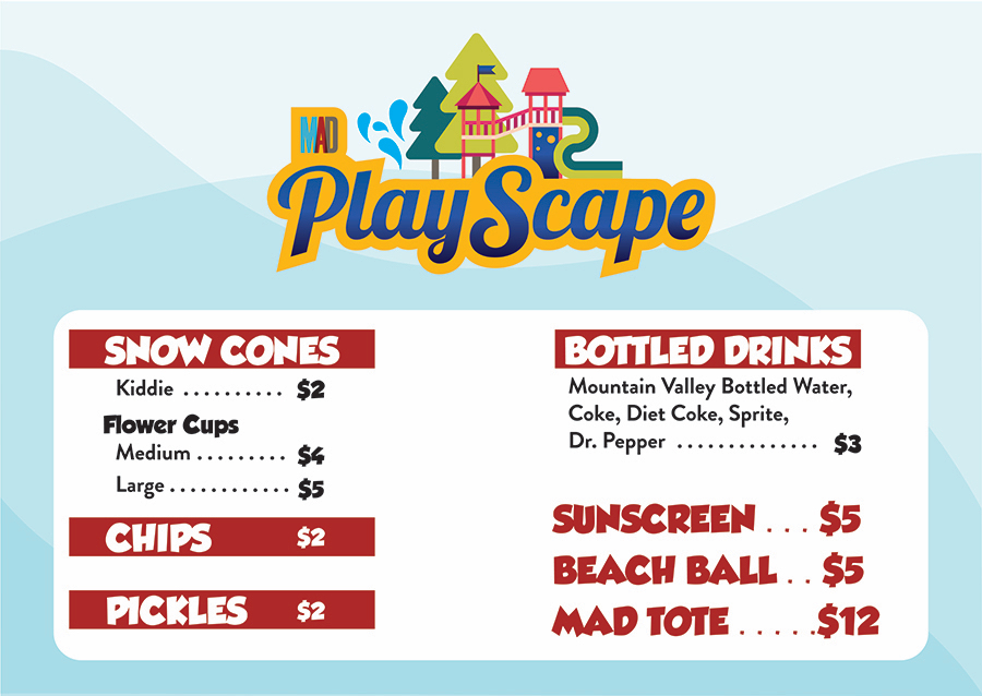 MAD Playscape Concesssions