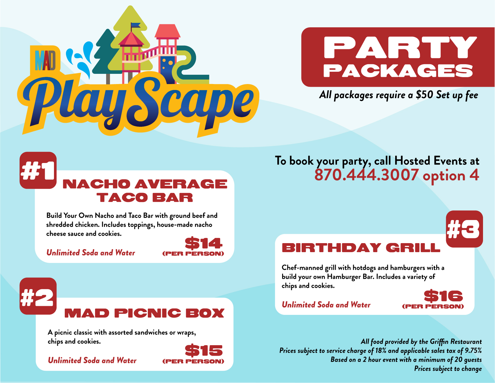 Playscape Party Package