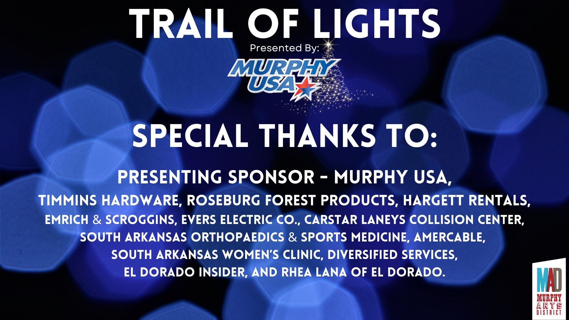 Trail of Lights sponsors