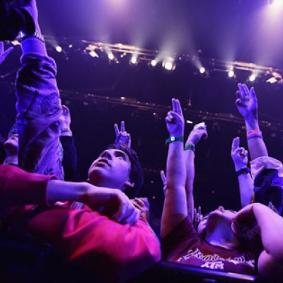 SXSW festival attendees in Austin, Texas. Image via Getty